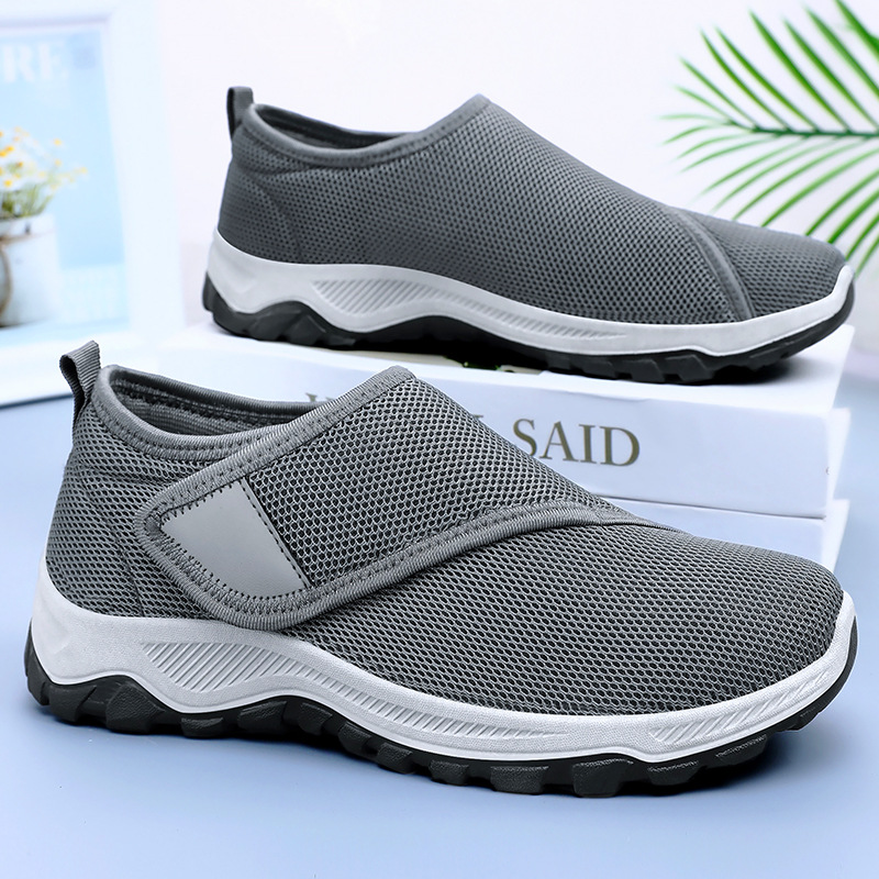 Men'S Shoes With Velcro - أحذية رجالية شبكية جديدة لصيف 2026،
