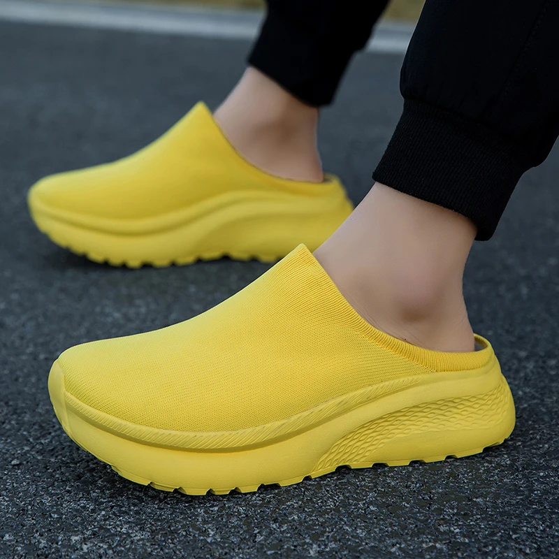 Men Shoes Size 46 - شباشب ذات نعل سميك دافئة للشتاء