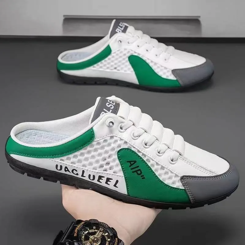Men Shoes Marks - الرجال الموضة لينة سوليد نصف النعال