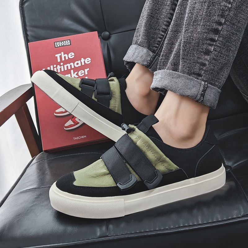 Men'S Shoes With Velcro - أحذية للرجال الكلاسيكية كسول حذاء قماش