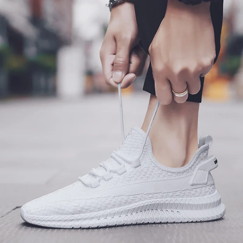 Men'S Shoes With Support - أحذية رجالية منسوجة 2025، أحذية رياضية