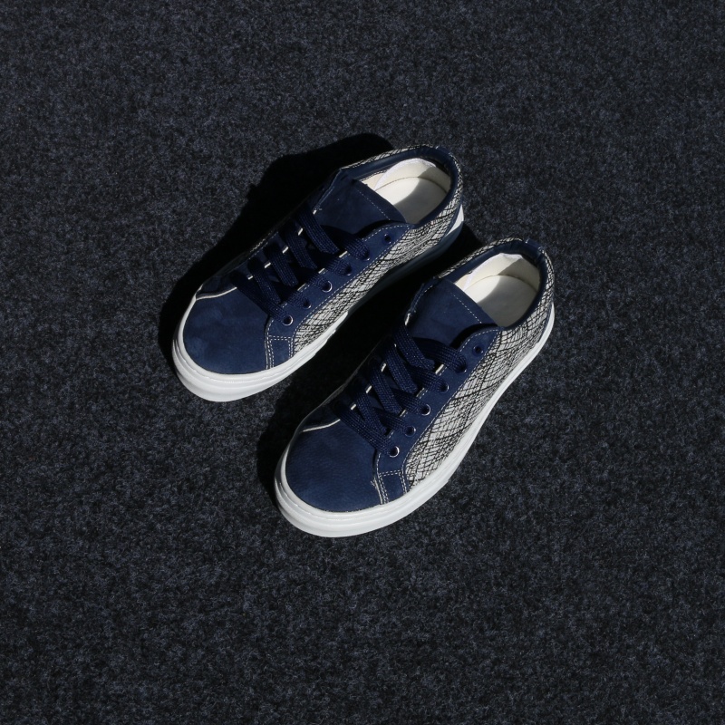 Men'S Shoes Navy Blue - أحذية صيفية زرقاء داكنة كبيرة الحجم