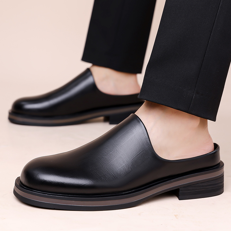 Men Shoes Marks - أحذية رجالية نصفية بدون كعب، أحذية