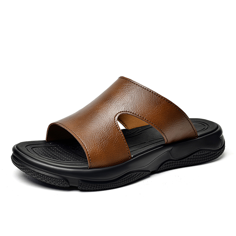 صنادل جلدية للرجال بنعل سميك م - مراجعة Men Shoes Marks وسعره