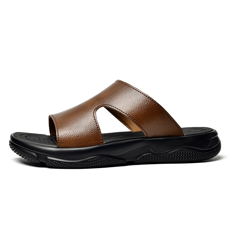 صنادل جلدية للرجال بنعل سميك م - مراجعة Men Shoes Marks وسعره