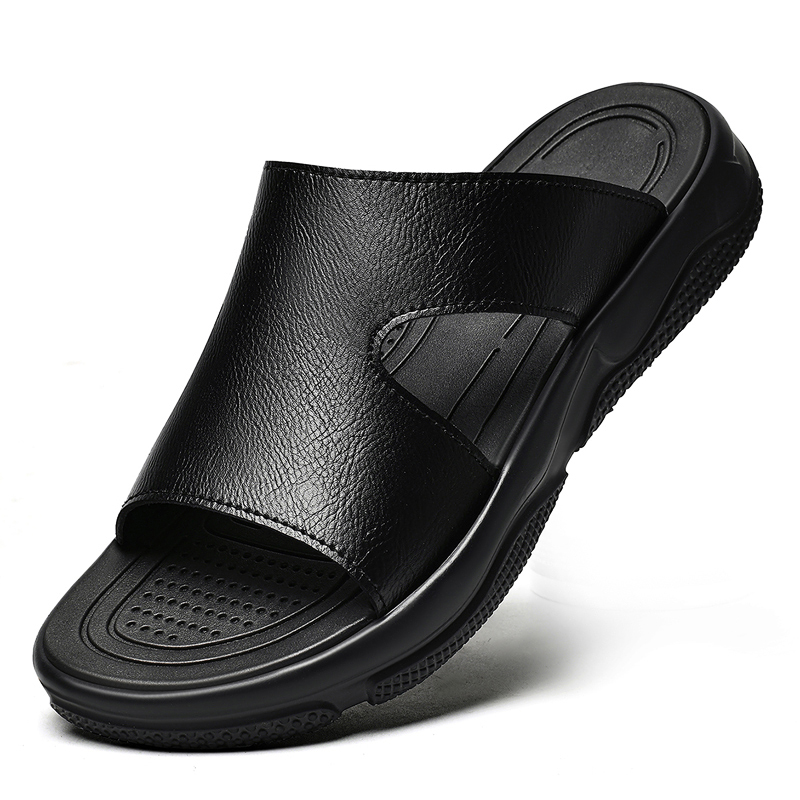 صنادل جلدية للرجال بنعل سميك م - مراجعة Men Shoes Marks وسعره
