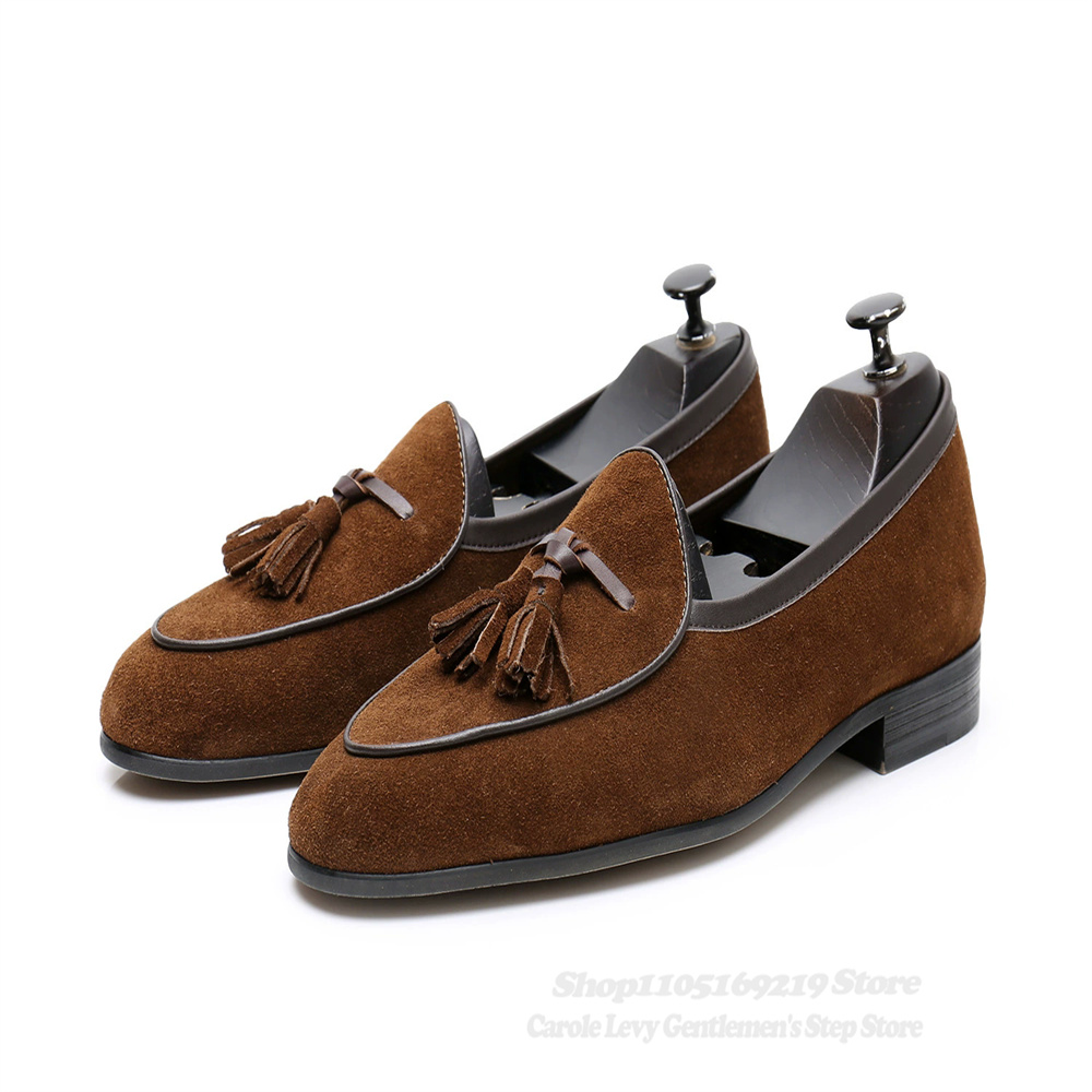 شرابة ديكور حذاء رجالي الأزرق  - مراجعة Men'S Shoes Navy Blue وسعره