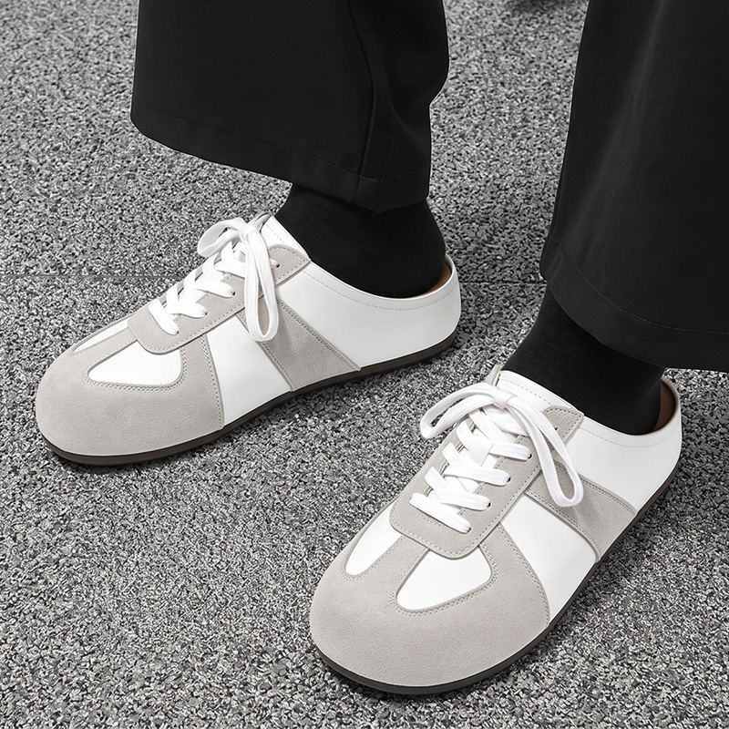 أحذية رجالية رياضية مسطحة بمقد - مراجعة Men Shoes Marks وسعره