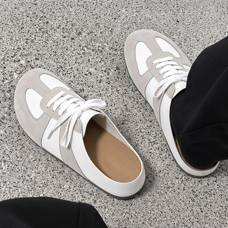 أحذية رجالية رياضية مسطحة بمقد - مراجعة Men Shoes Marks وسعره