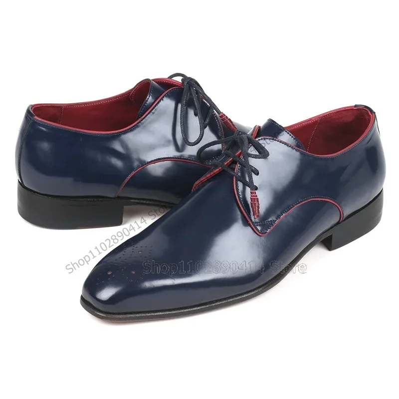 أحذية ديربي رجالية زرقاء داكنة - مراجعة Men'S Shoes Navy Blue وسعره