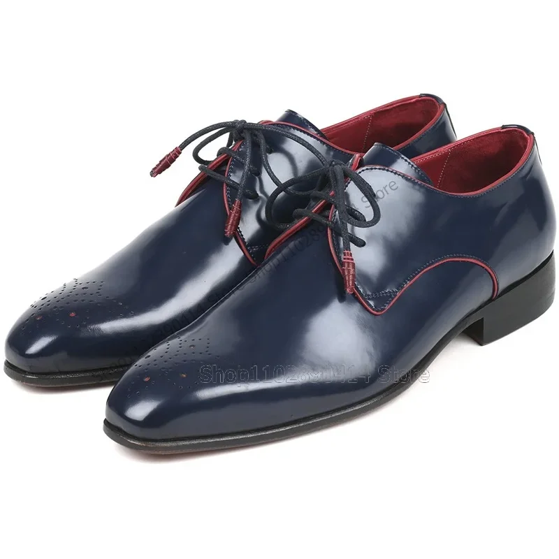 أحذية ديربي رجالية زرقاء داكنة - مراجعة Men'S Shoes Navy Blue وسعره