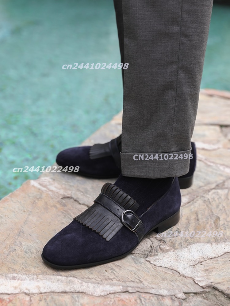 أحذية لوفرز كلاسيكية رسمية للر - مراجعة Men'S Shoes Navy Blue وسعره