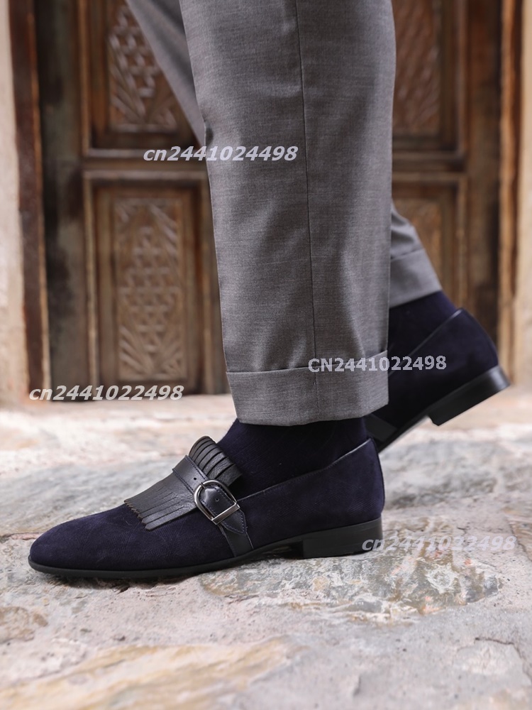 أحذية لوفرز كلاسيكية رسمية للر - مراجعة Men'S Shoes Navy Blue وسعره