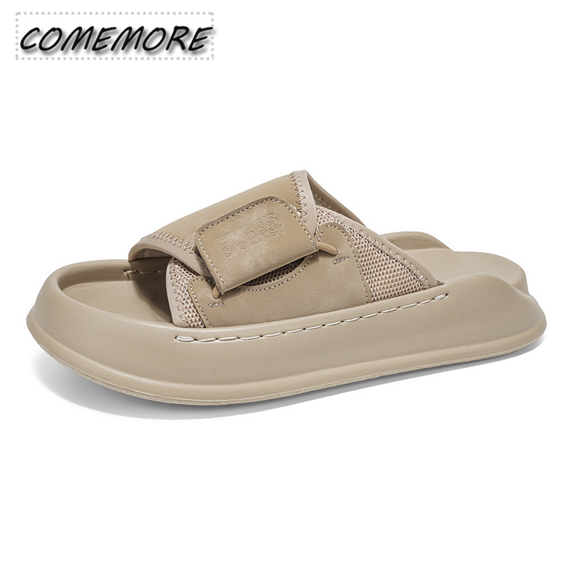 شباشب كوممور للرجال ذات نعل سم - مراجعة Men'S Shoes With Velcro وسعره