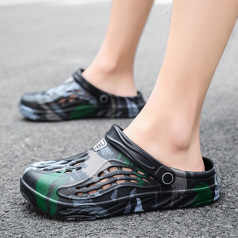 صنادل رجالية صيفية بنقشة التمو - مراجعة Men'S Shoes With Velcro وسعره