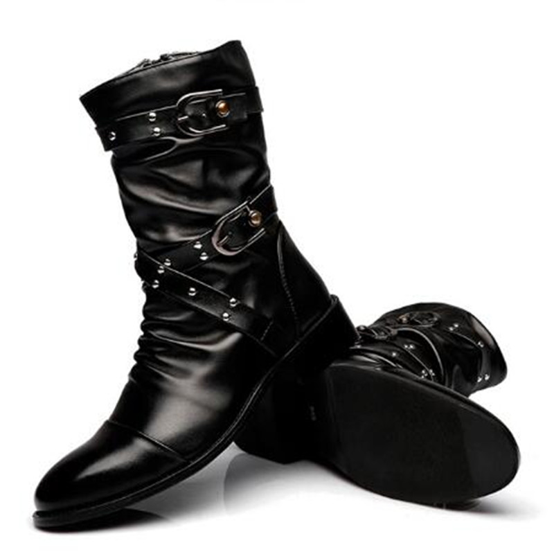 أحذية رجالية أنيقة من الجلد عا - مراجعة Men Shoes Size 46 وسعره