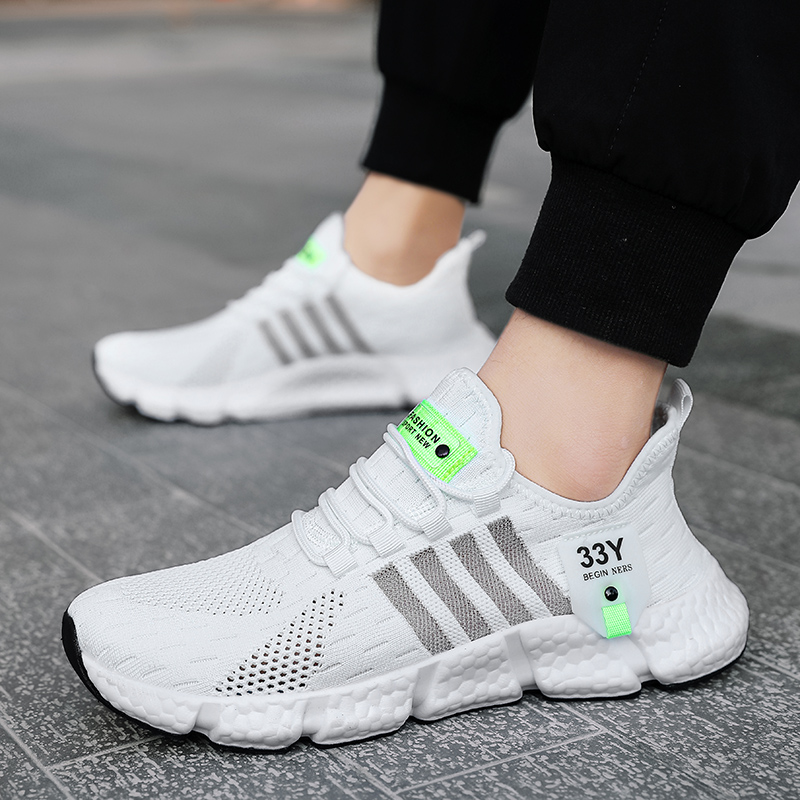 أحذية رياضية جيدة التهوية للرج - مراجعة Men Shoes Size 46 وسعره