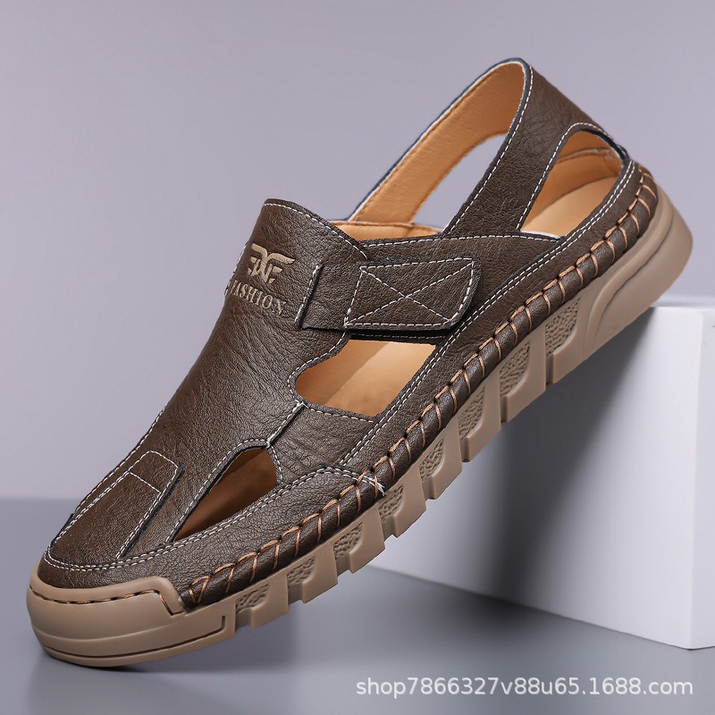 أحذية رجالية صيفية جديدة مصنوع - مراجعة Men'S Shoes With Velcro وسعره