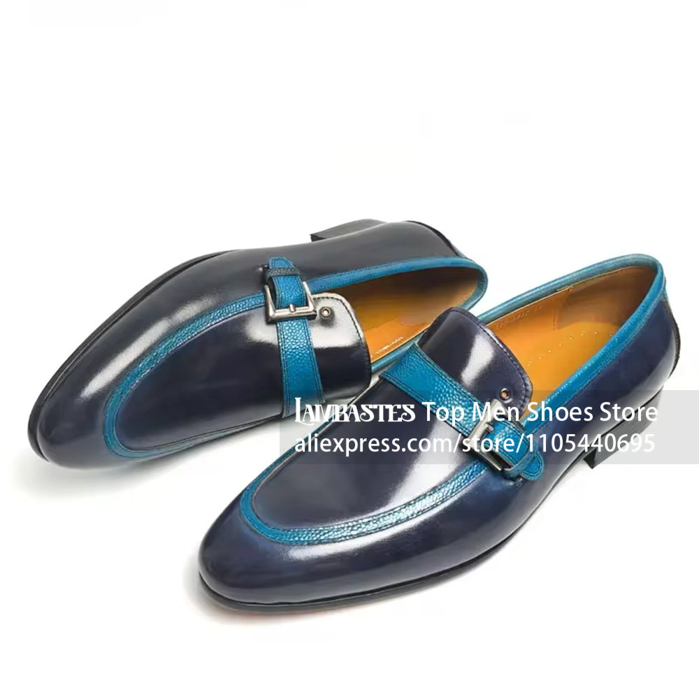 حذاء لوفر رجالي كاجوال للأعمال - مراجعة Men'S Shoes Navy Blue وسعره