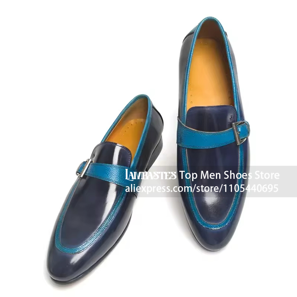 حذاء لوفر رجالي كاجوال للأعمال - مراجعة Men'S Shoes Navy Blue وسعره