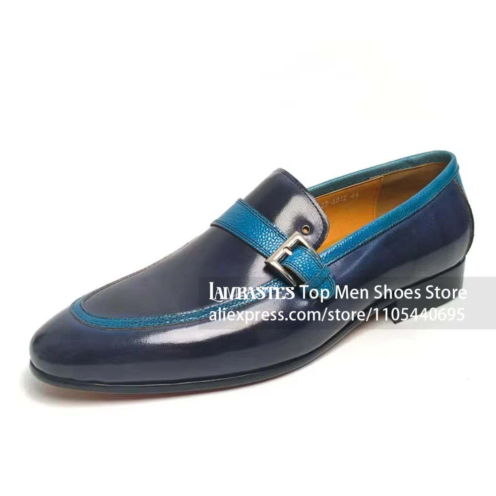 حذاء لوفر رجالي كاجوال للأعمال - مراجعة Men'S Shoes Navy Blue وسعره