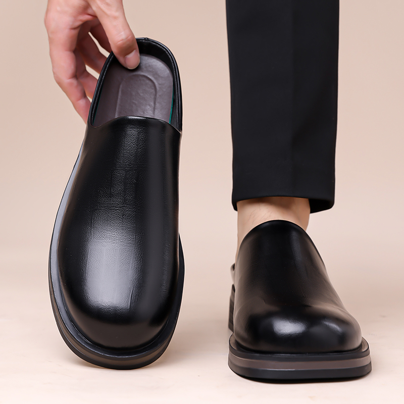 أحذية رجالية نصفية بدون كعب، أ - مراجعة Men Shoes Marks وسعره