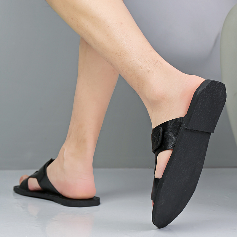 صنادل جلدية فاخرة كبيرة الحجم  - مراجعة Men Shoes Marks وسعره