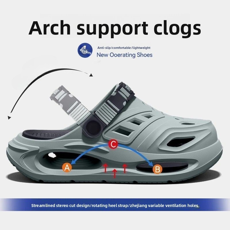 شباشب صيفية مريحة ومقاومة للان - مراجعة Men'S Shoes With Support وسعره