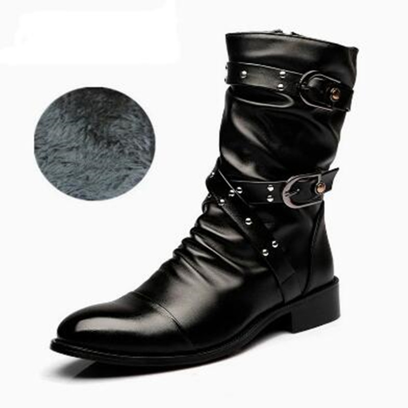 أحذية رجالية أنيقة من الجلد عا - مراجعة Men Shoes Size 46 وسعره