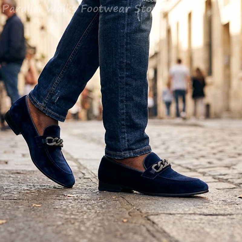 أحذية رجالية رسمية من سارتورال - مراجعة Men'S Shoes Navy Blue وسعره